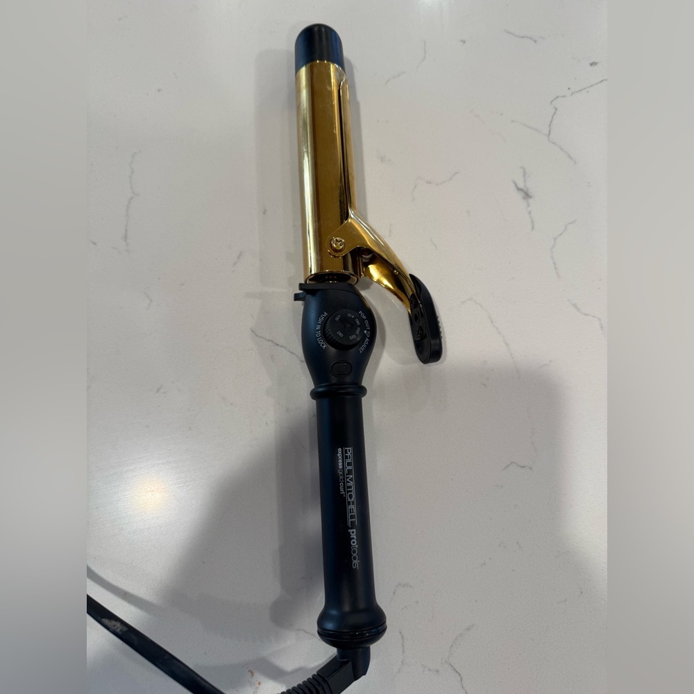 Paul Mitchell Gold and Black Curling Iron